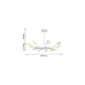 Потолочная люстра Mense 2264-16P