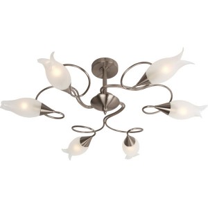 Потолочная люстра P-504 P-504/6 satin chrome