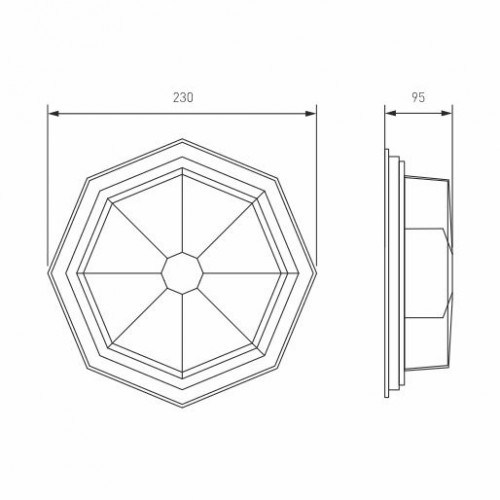 Настенный светильник уличный Telarana GL 1023D