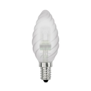 Лампочка галогеновая  HCL-28/FR/E14 candle twisted