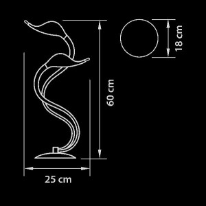 Интерьерная настольная лампа CIGNO COLLO 751926