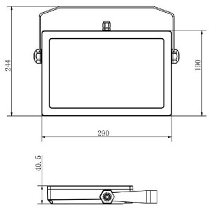 Прожектор уличный Flood 732013