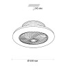 Настенно-потолочный светильник Fan White 3036/72EL