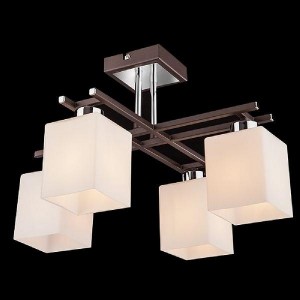 Потолочная люстра 70018 70018/4 хром/венге