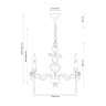 Подвесная люстра Angelo ANGELO 147.5 Ivory