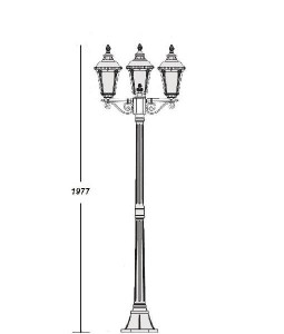 Наземный фонарь 79758S В Bl
