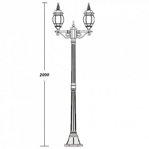 Наземный фонарь 83408S A Gb