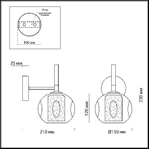 Бра Hazel 4432/1W