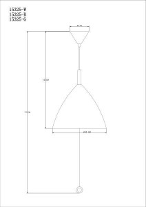 Подвесной светильник Pura 15325W