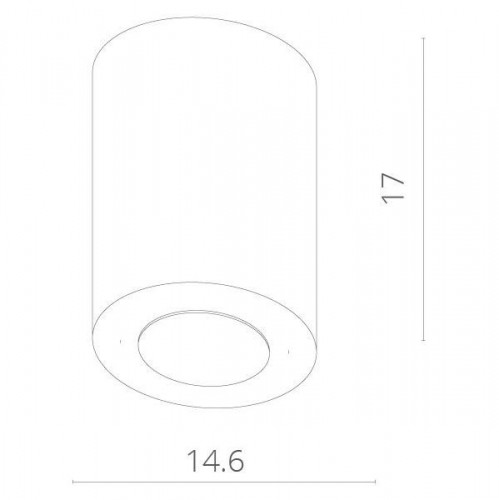 Точечный светильник Facile A5130PL-1WH