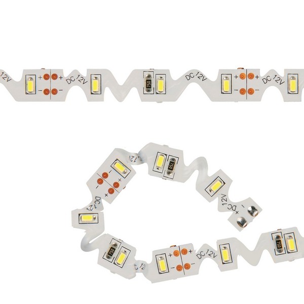Светодиодная лента ULS-Z02-3014-60LED/m-8mm-IP20-DC12V-6W/m-3M-DW Светодиодная лента фигурная Светодиодная лента ULS-Z02-3014-60LED/m-8mm-IP20-DC12V-6W/m-3M-DW Светодиодная лента фигурная