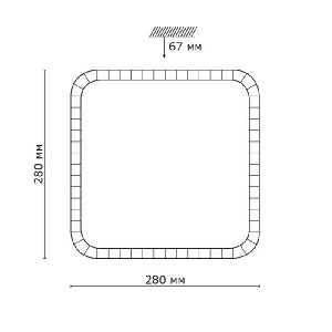Настенно-потолочный светильник Karola 2035/CL