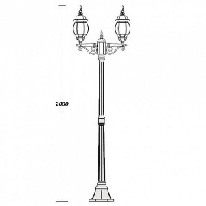 Наземный фонарь 83408S A W