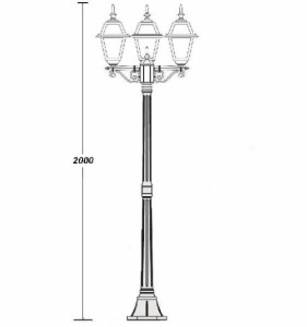Наземный фонарь 91108 В lgG Bl