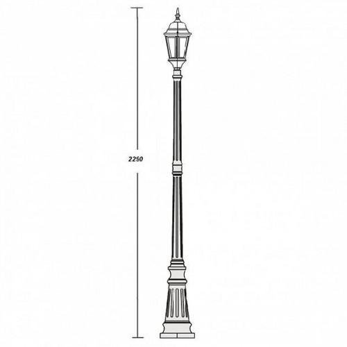 Наземный фонарь  91409M Gb