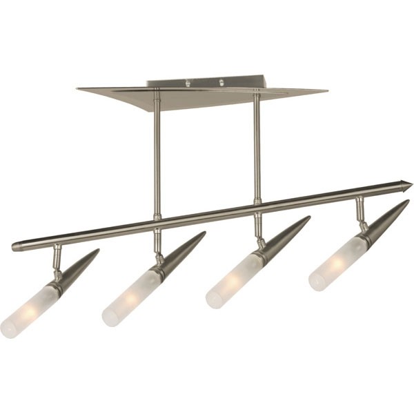 Потолочная люстра P-743 P-743/4 satin chrome+chrome Потолочная люстра P-743 P-743/4 satin chrome+chrome