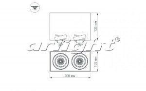 Точечный светильник SP-CUBUS 023083