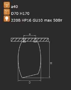 Точечный светильник BALLO 214466
