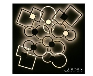 Настенно-потолочный светильник Galaxy X046424 24W 3000K BK