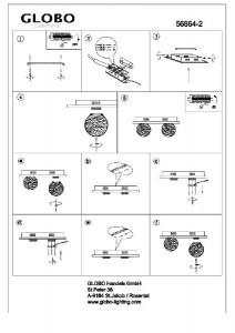 Настенно-потолочный светильник Sakeka 56864-2