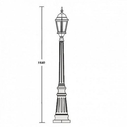 Наземный фонарь  91411L Bl
