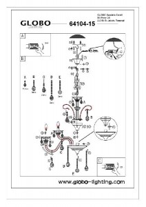 Подвесная люстра Dunja 64104-15