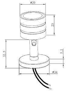 Подсветка для витрин Pedria 920128