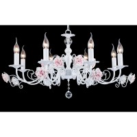 Подвесная люстра Olga OLGA 11384/8C WHITE SILVER