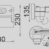 Настенный светильник уличный  W6144S-1-PIR