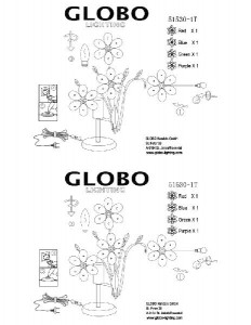 Интерьерная настольная лампа Rainbow 51530-1T