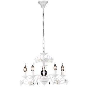 Подвесная люстра Jennifer 11394/5C WHITE GOLD