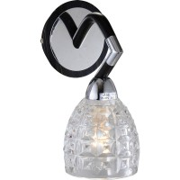 Бра 412 412-01-61CDW chrome + dark wengue