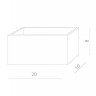 Настенный светильник Cassetta A1422AP-1WH