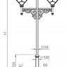 Наземный фонарь Exbury 540-43/b-50