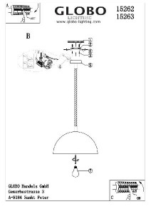 Подвесной светильник Rea 15263