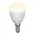 Лампочка светодиодная  LED-G45-6W/WW/E14/FR/DIM PLP01WH картон