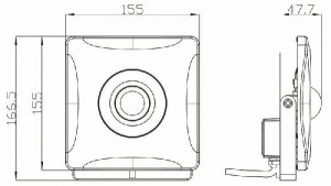 Прожектор уличный Flood 732017