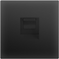 Розетка Черный матовый WL08-RJ-45