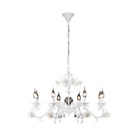 Подвесная люстра Jennifer 11394/8C WHITE GOLD
