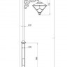 Наземный фонарь Exbury 541-31/b-50