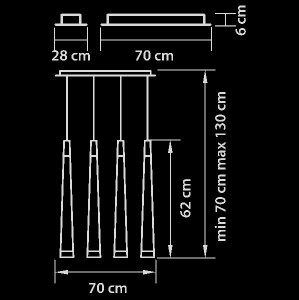 Подвесной светильник PUNTO 807066