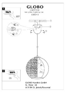 Подвесной светильник Salamanca 15959-3