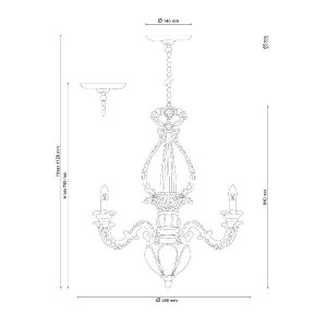 Подвесная люстра Pietra Isola pietra isola 133.3