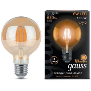 Лампочка светодиодная Filament 105802006