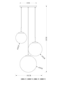 Подвесной светильник Varus 15861-3