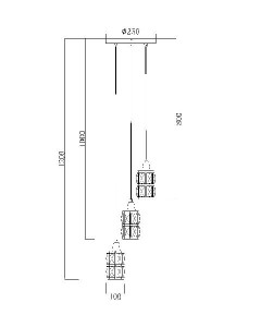 Подвесной светильник Wolli 15760-3