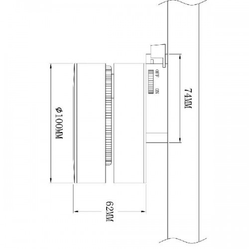 Точечный светильник Vela A2508PL-1WH