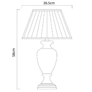 Интерьерная настольная лампа Radisson A5199LT-1WH
