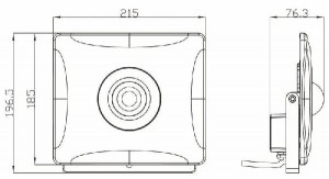 Прожектор уличный Flood 732018