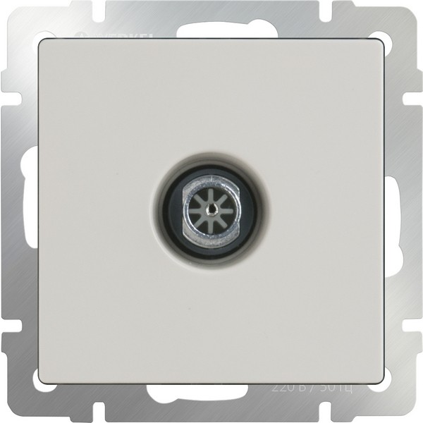 Розетка Слоновая кость WL03-TV-2W-ivory